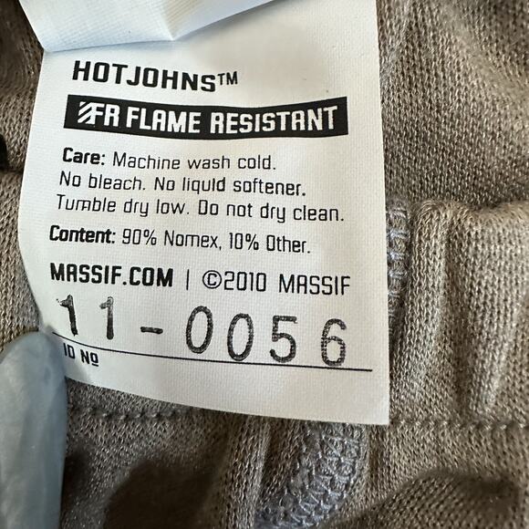NWT Massif Hot Johns Bottom Mens 2XL Flame Resistant FR Base Layer NOMEX - Picture 5 of 8